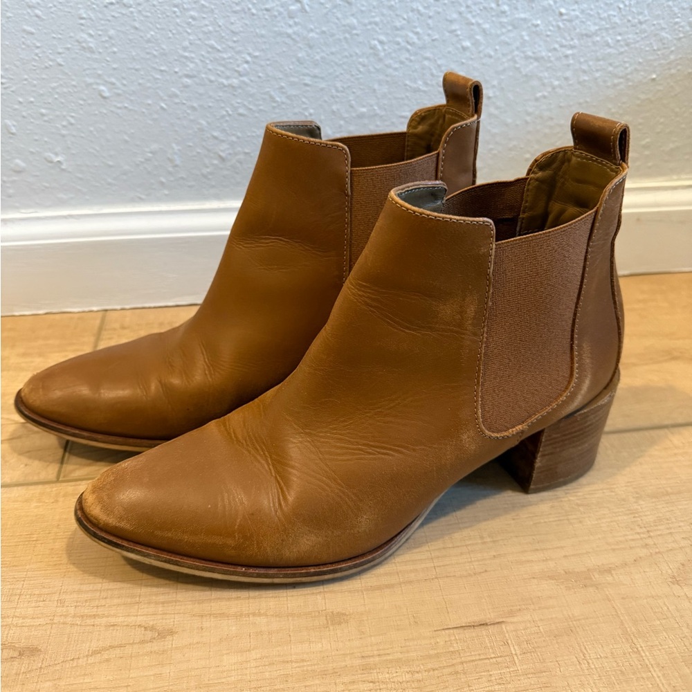 Everlane Brown Leather Ankle Boots